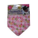 Dog Bandana Pink Flower Small