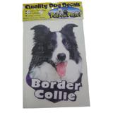 6-inch Vinyl Dog Border Collie Decal Picture