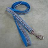 Lazer Brite Bones Dog Lead 5/8-inch x 6-Foot Reflective