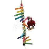 Tiger Tail Large Wood Bird Chew Toy
