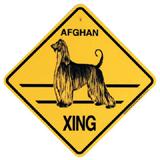 Xing Sign Afghan Plastic 10.5 x 10.5 inches