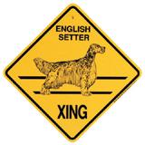 Xing Sign English Setter Plastic 10.5 x 10.5 inches