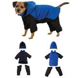 Cozy Casual Canine Snowsuit Blue Medium