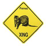 Crossing Sign Ferret Xing