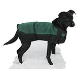 Dog Winter Blanket Coat Green Med