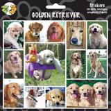 Arf Art Dog Sticker Pack Golden Retriever