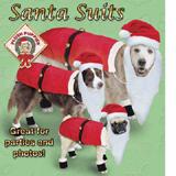 Holiday Santa Dog Suit Large