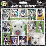 Arf Art Dog Sticker Pack Miniature Schnauzer