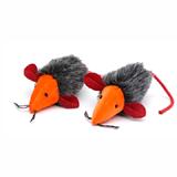 Purr-Pet Faux Fur Mice 2 Pack Cat Toys