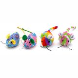 Purr-Pet Glitter 2 pack or Terry Mice 2 pack Cat Toys