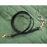 Pet Walker Plus Black Leather 3 Dog Leash Adapter Large