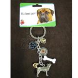 Key Chain Bull Mastiff with 5 Charms