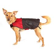 Outward Hound Dog RainCoat Red Clay with Java Brown Small