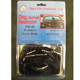 Black Nylon Truck Dog Tie Out Restraint