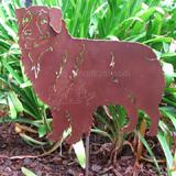 Haute Steel Garden Stake Australian Shepherd