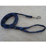 Dog Leash Reflective Web Blue 1/2-inch x 6-foot