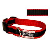 Spiffy Dog Small Red and Black Air Collar for Dogs