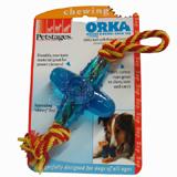 Orka Small Jack with Rope Dog Toy