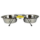 Steel Bowl Dog Diner 2 Qt
