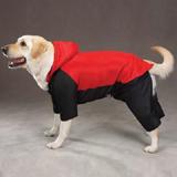 Cozy Casual Canine Snowsuit Red Small 