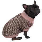 Zack & Zoey Mixed Yarn Chunky Knit Dog Sweater Medium