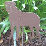 Haute Steel Garden Stake Bull Mastiff