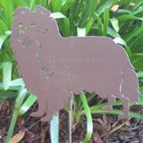 Haute Steel Garden Stake Sheltie