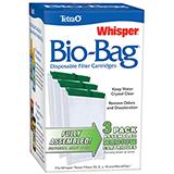 Whisper Aquarium Power Filter Bio-Bag Medium 3-pack
