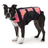 Aquatic Dog Life Preserver Pink Floral XX Small