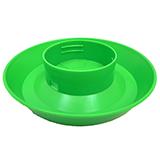 Mason Jar Bird Feeder Base Green