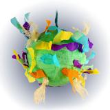 Paper Mache Party Ball 4 Inch Bird Toy