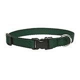Lupine Nylon Dog Collar Adjustable Green 12-20 inch