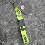Max Pawfection Adjustable Printed XOXO Collar Lime Lg