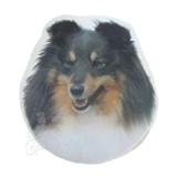 Double Sided Dog Decal Shetland Tri-color