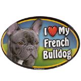 Magnet Oval French Bulldog