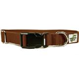Bamboo Dog Collar Small in Tree Bark Brown