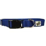 Bamboo Dog Collar Large in Twilight Blue