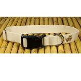 Bamboo Dog Collar Large in Natural Color