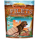 Zuke's Z-Filets Prime Venison 3.25 oz Dog Treat