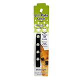 Lil' Pals Black Leather Spiked Toy Breed Dog Collar