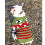 Handmade Dog Sweater Wool Lil Monster XXLarge