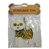 Luggage Tag I Love My Bichon