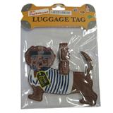 Luggage Tag I Love My Dachshund
