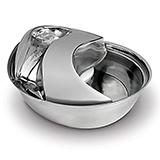 Rain Drop Stainless Steel Pet Water Fountain