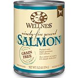 Wellness 95% Salmon Recipe Dog Food 13oz Case