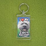 Plastic Keyring Cairn Terrier