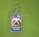 Plastic Keyring Yorkshire Terrier