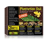 Exo Terra Plantation Soil Natural Terrarium Substrate 3 pack