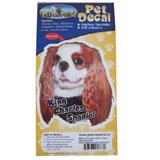 6-inch Vinyl Dog Decal King Charles Cavalier Spaniel Picture