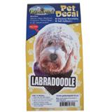 6-inch Vinyl Dog Decal Labradoodle Picture